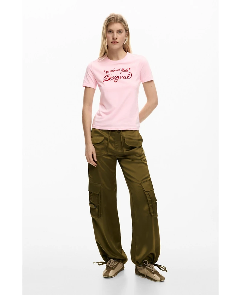 Desigual Women's Short Sleeve Knit T-Shirt