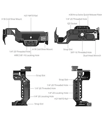 SmallRig Full Camera Cage Kit for Panasonic Lumix S1 Ii/S1 Iie/S1R Ii Camera