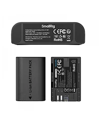 SmallRig 2x Lp-E6P 18.1Wh 7.2V 2520mAh Camera Battery with Dual Charger