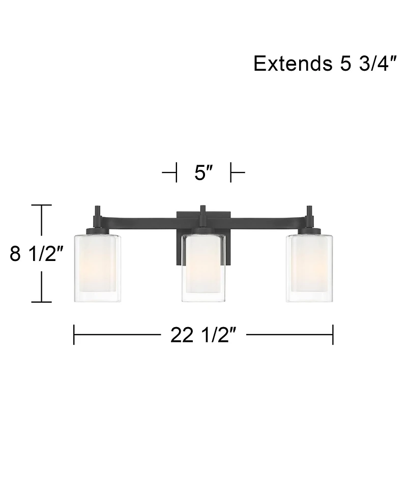 Possini Euro Design Bolaire 3-Light Bath Light