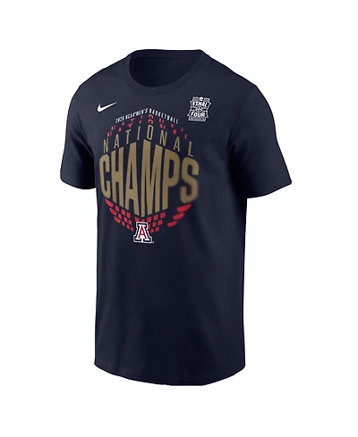 Nike Men's Navy Arizona Wildcats 2026 Ncaa Basketball National Champions Locker Room T-Shirt