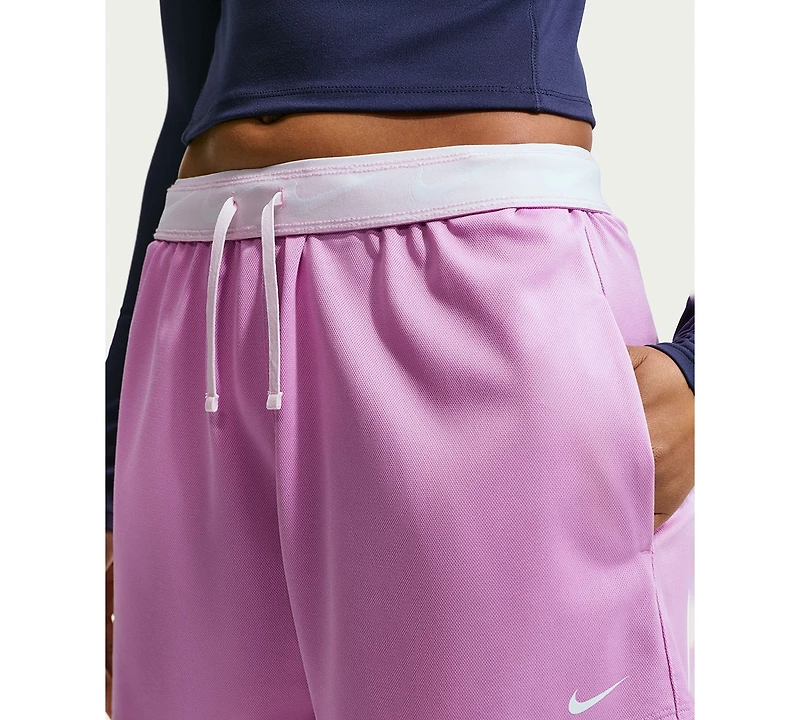 Nike Women's Attack Dri-fit Mid-Rise Shorts