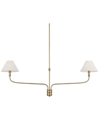 Possini Euro Design Nikos Matte 2-Light Shade Pendant Light