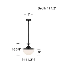 Possini Euro Design Giacomo Matte Mini Pendant Light