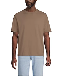 Lands' End Men's Short Sleeve Super-t Crew Relaxed Fit Tee