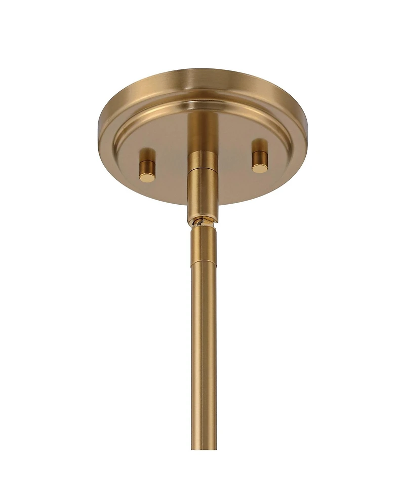 Possini Euro Design Cosas Warm Brass Sputnik Chandelier 27 1/2" Wide Modern Clear Glass Shades 13-Light Fixture for Dining Room