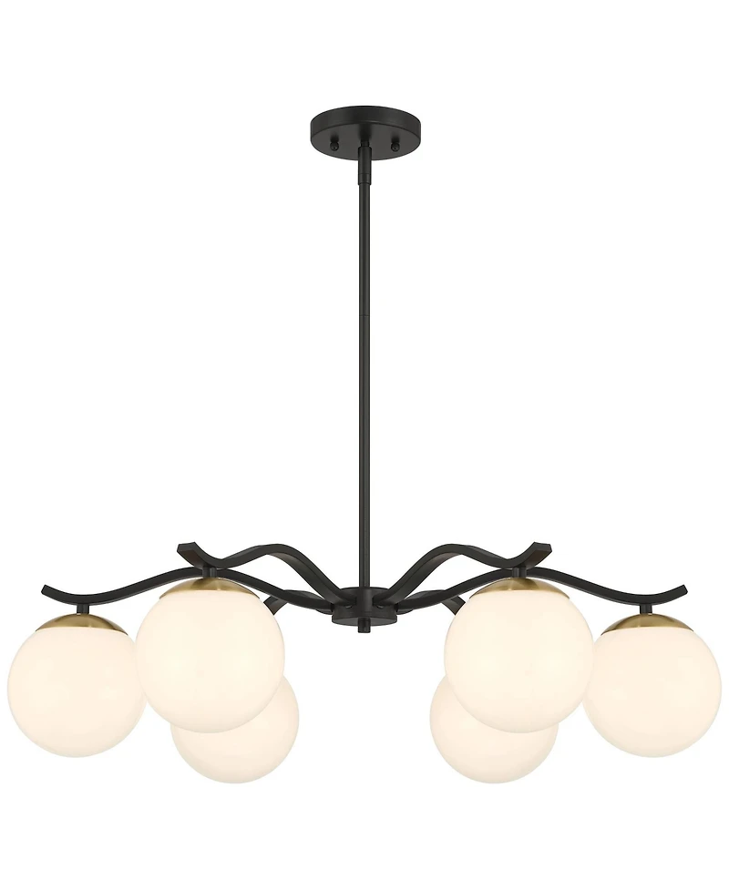 Possini Euro Design Possini Euro Newall 30" Wide 6-Light Chandelier