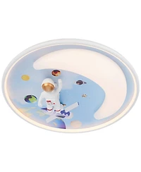 360 Lighting Apollo 18 1/2" Wide Moon Mission Led Ceiling Light