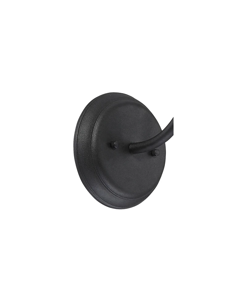 John Timberland Willard Rustic Industrial Farmhouse Outdoor Barn Light Fixture Textured Led Gooseneck 8 3/4" for Exterior Barn Deck House Porch