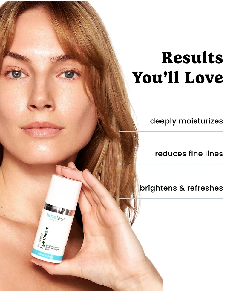 Timeless Skin Care Hydrating Peptide Complex Eye Cream 0.5oz