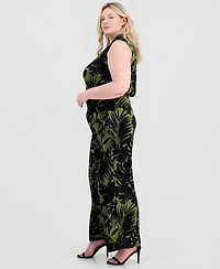 Anne Klein Plus Pull-On High-Rise Wide-Leg Pants
