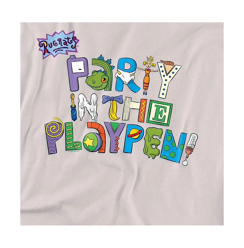Logovision Men's Rugrats Party The Playpen T-Shirt