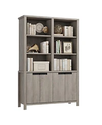 gaomon Tall 6-Tier Double Wide Large Bookshelf with 12 Cubbies