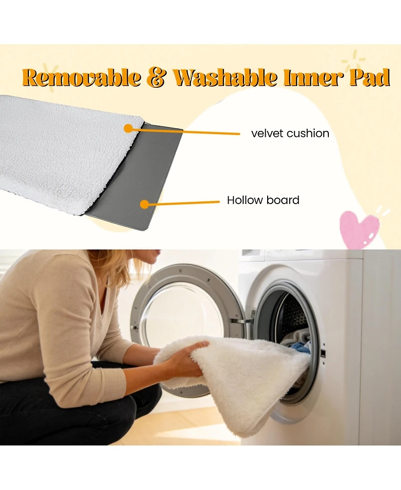 Zeus and Ruta 24/28 in. 2 in 1 Rolling Cat Carrier with Wheels 24 Inch Collapsible Travel Crate Portable Kennel