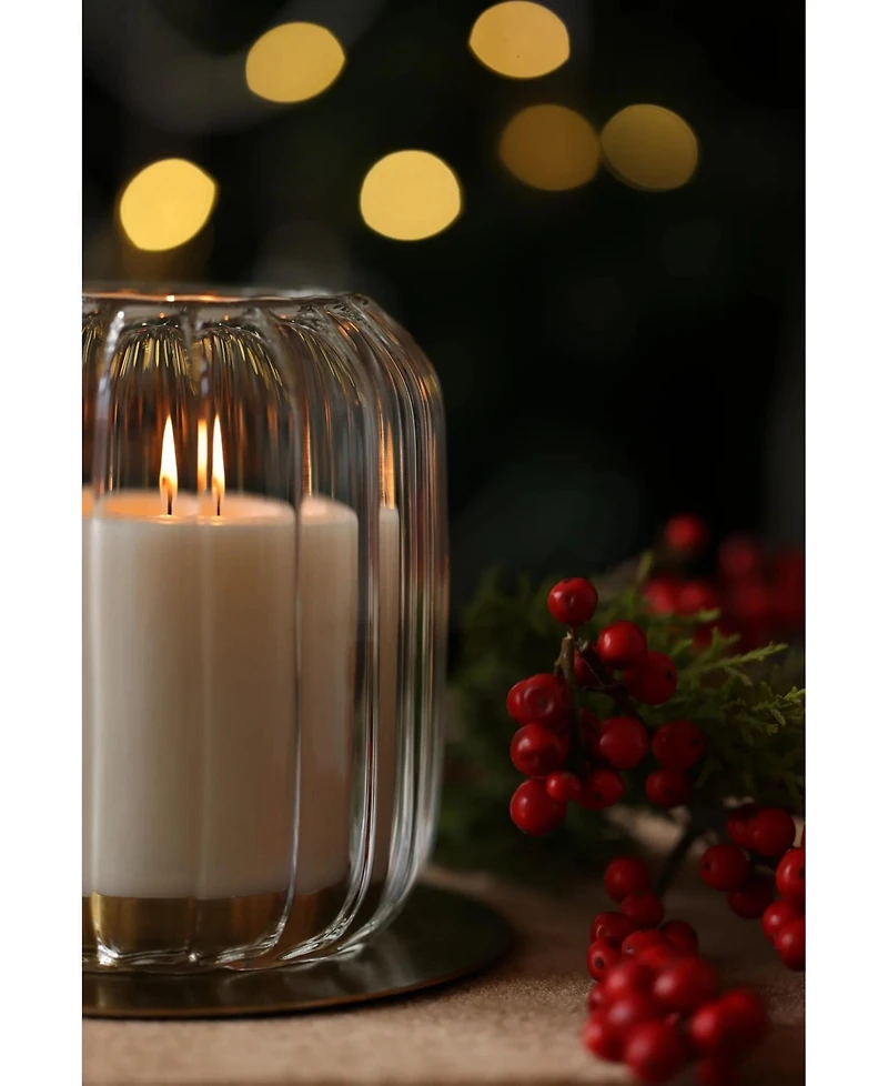 Fleck Kira Glass Lantern, Large