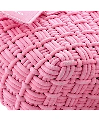 Pre-Owned Balenciaga Xs Bistro Panier Bag Woven Denim