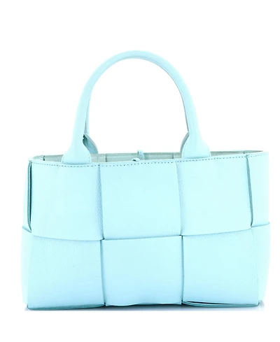 Pre-Owned Bottega Veneta Mini Arco Tote Maxi Intrecciato Leather