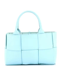 Pre-Owned Bottega Veneta Mini Arco Tote Maxi Intrecciato Leather