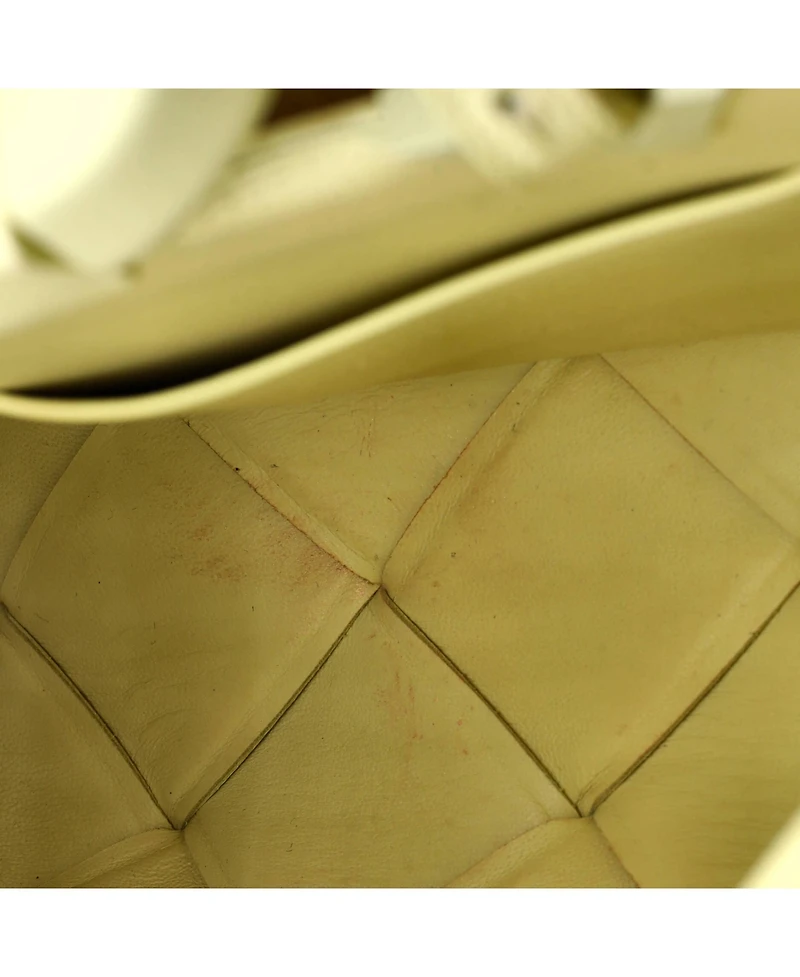 Pre-Owned Bottega Veneta Grasp Top Handle Bag Maxi Intrecciato Leather