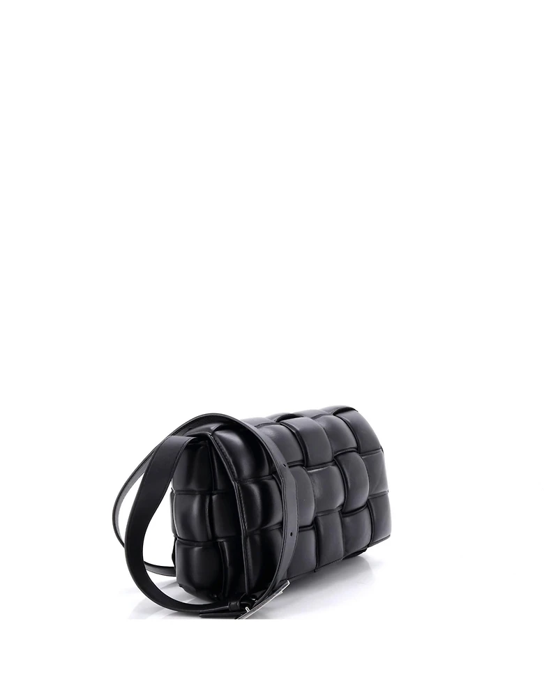 Pre-Owned Bottega Veneta Small Cassette Crossbody Bag Maxi Intrecciato Leather
