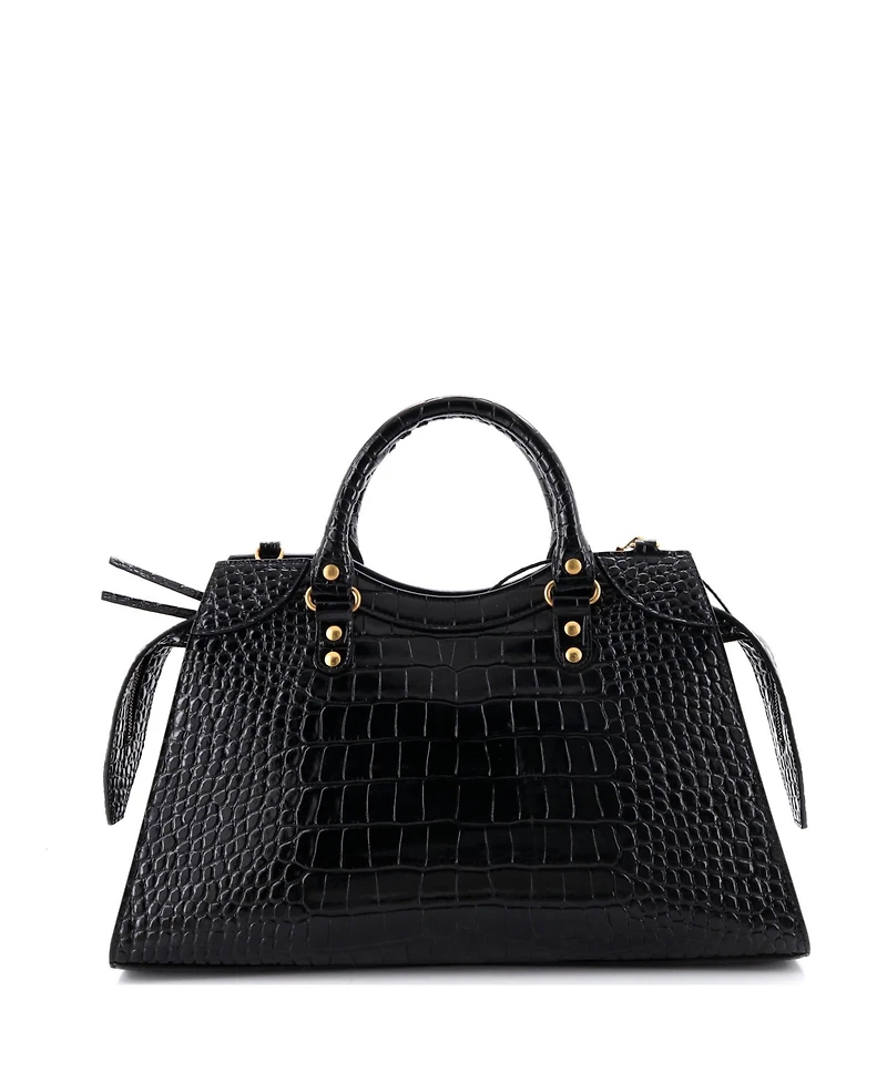 Pre-Owned Balenciaga Medium Neo Classic City Bag Embossed Leather