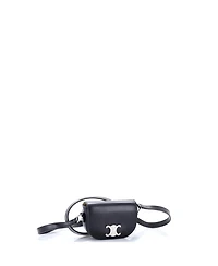 Pre-Owned Celine Small Besace Triomphe Shoulder Bag Leather