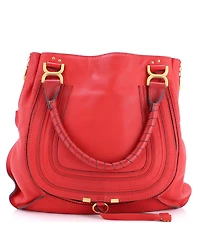 Pre-Owned Chloe Large Marcie Satchel Leather