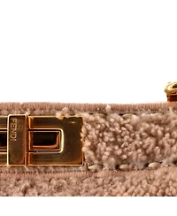Pre-Owned Fendi Medium Peekaboo ISeeU Bag Shearling