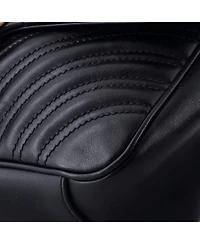 Pre-Owned Gucci Small Gg Marmont Flap Bag Matelasse Leather