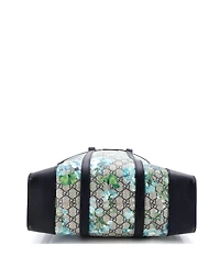 Pre-Owned Gucci Tall Convertible Tote Blooms Print Gg Coated Canvas