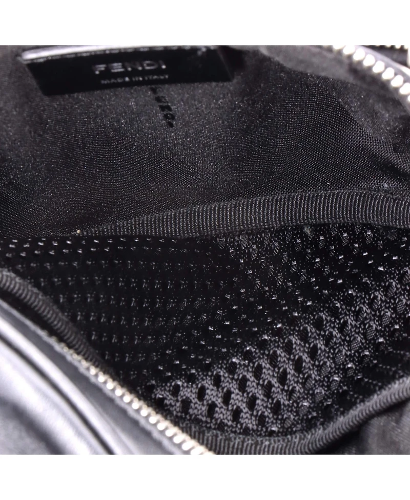 Pre-Owned Fendi Front Pocket Monster Waist Bag Leather