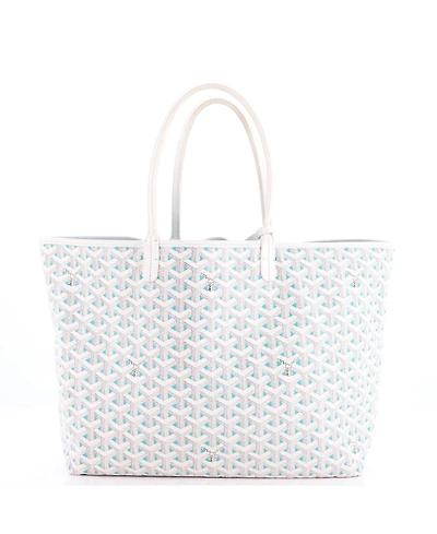 Pre-Owned Goyard Pm Saint Louis Tote Claire Voie Coated Canvas
