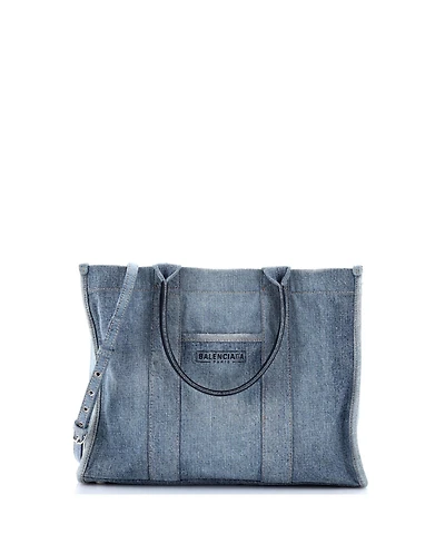 Pre-Owned Balenciaga Small Hardware Tote Denim