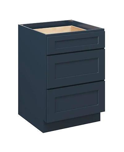 Boyel Living 24" 3-Drawer Base Cabinet with Full Overlay Hdf Drawer Fronts and Dovetail Drawers
