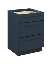 Boyel Living 24" 3-Drawer Base Cabinet with Full Overlay Hdf Drawer Fronts and Dovetail Drawers