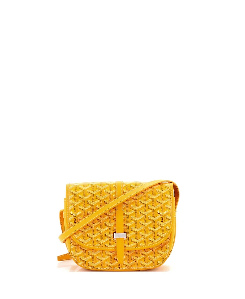 Pre-Owned Goyard Pm Belvedere Ii Messenger Bag Coated Canvas