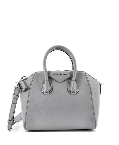 Pre-Owned Givenchy Mini Antigona Bag Leather