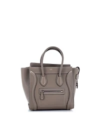 Pre-Owned Celine Micro Luggage Bag Grainy Leather