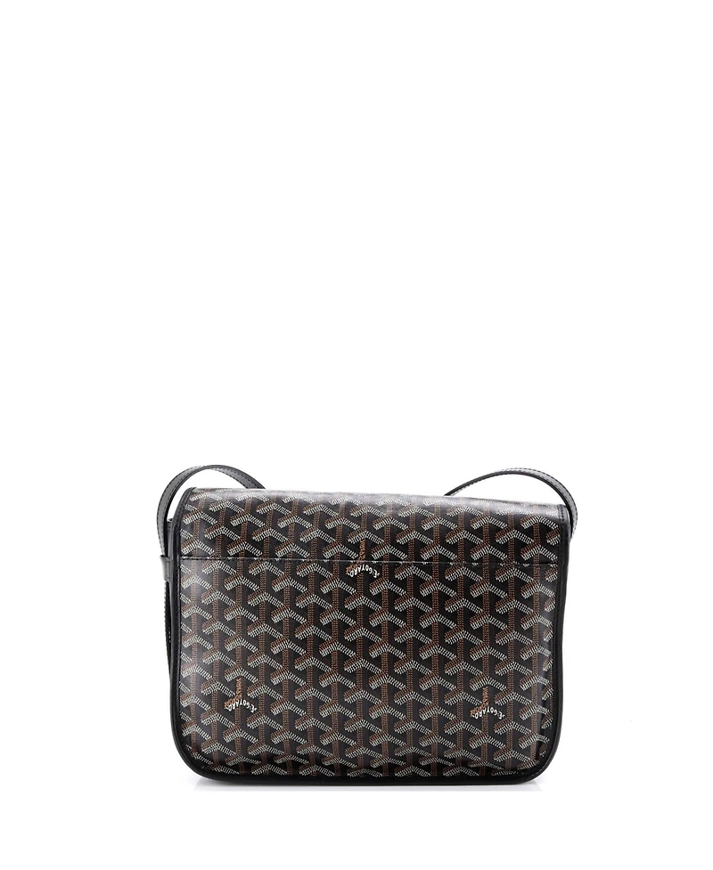 Pre-Owned Goyard Mm Belvedere Messenger Bag Coated Canvas