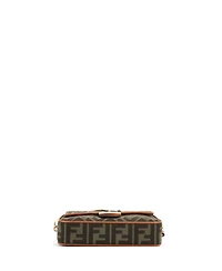 Pre-Owned Fendi Medium Baguette Nm Bag Zucca Embroidered Canvas