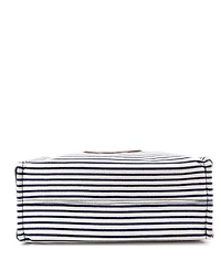 Pre-Owned Celine Large Cabas Thais Tote Triomphe Striped Canvas