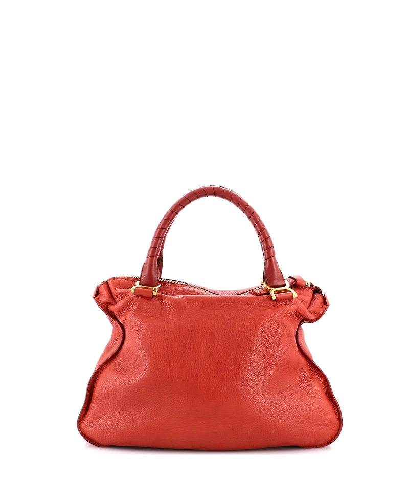 Pre-Owned Chloe Large Marcie Shoulder Bag Leather