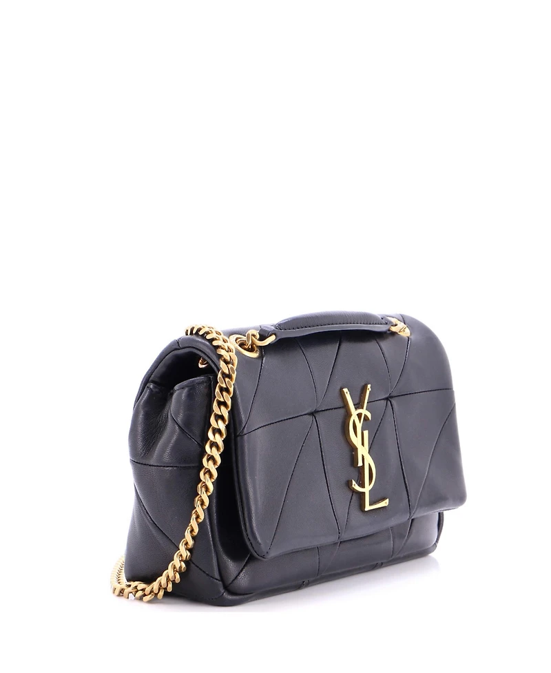 Pre-Owned Saint Laurent Small Jamie Flap Bag Quilted Leather