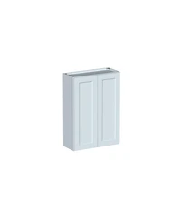 Boyel Living W30" Dove Wall Cabinet with Full Overlay Hdf Door for Custom Kitchen or Bathroom