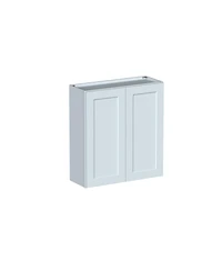 Boyel Living W33" Dove Wall Cabinet with Full Overlay Hdf Door for Custom Kitchen or Bathroom