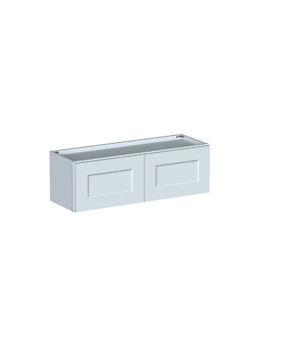 Boyel Living W36" Dove Short Wall Cabinet with Full Overlay Hdf Door for Custom Kitchen or Bathroom