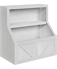 gaomon 2-Tier Kids Bookshelf and Toy Storage Organizer, Toddler Bookcase with Cabinet for Playroom and Bedroom