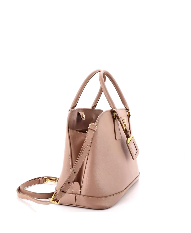 Pre-Owned Prada Large Open Promenade Bag Saffiano Leather