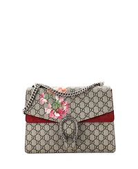 Pre-Owned Gucci Medium Dionysus Bag Blooms Print Gg Coated Canvas