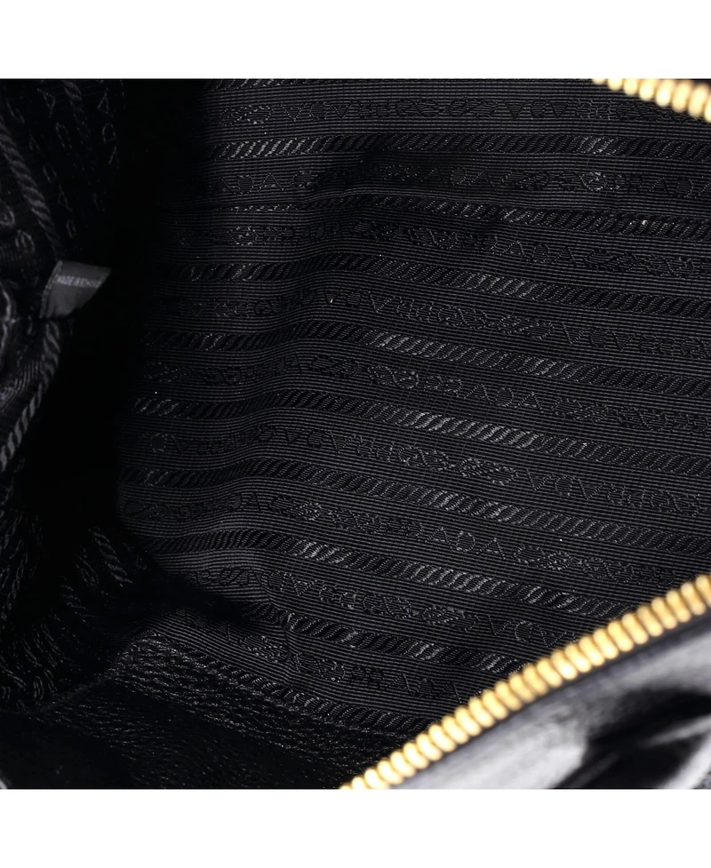 Pre-Owned Prada Medium Dual Strap Zip Tote Vitello Daino